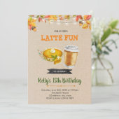 Invitation à la fête de la tarte à la citrouille (Debout devant)