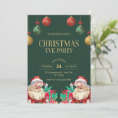 Invitation à la fête de la veille de Noël (Debout devant)