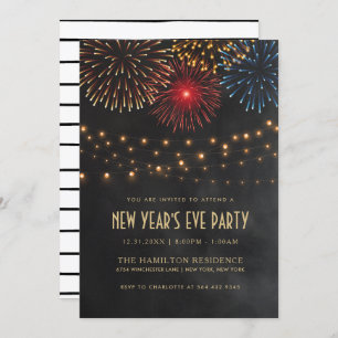 INVITATION À LA FÊTE DE LA VEILLE DU NOUVEL AN  Lu