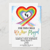 Invitation à la fête de l'adoption (Devant / Derrière)