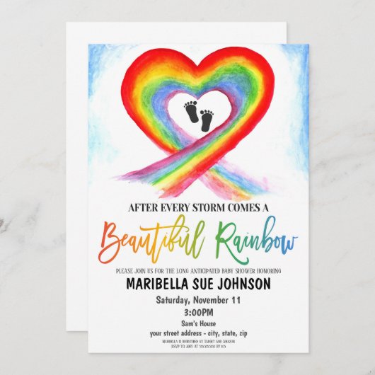 Invitation à la fête de l'adoption (Devant / Derrière)