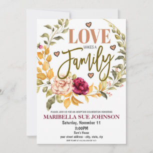 Invitation à la fête de l'adoption