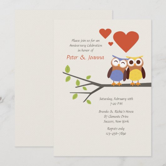 Invitation à la fête de l'amour (Devant / Derrière)