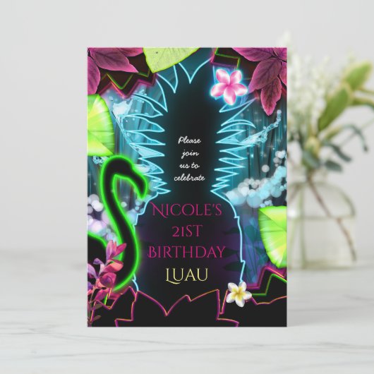 Invitation à la fête de l'ananas (Debout devant)