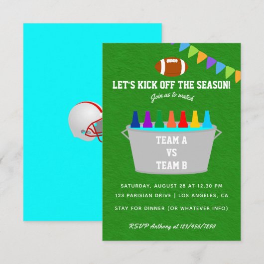 Invitation à la fête de lancement de la saison de (Devant / Derrière)