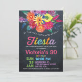 Invitation à la fête de l'anniversaire de Fiesta (Debout devant)