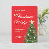 Invitation à la fête de l'arbre de Noël (Debout devant)