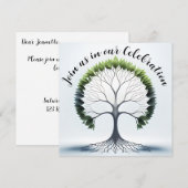 Invitation à la fête de l'Arbre Vert de Vie (Devant / Derrière)