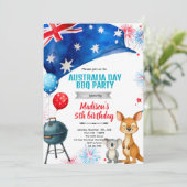 Invitation à la fête de l'Australia Day (Debout devant)