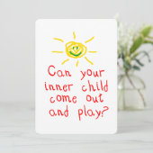 Invitation à la fête de l'enfant (Debout devant)