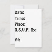 Invitation à la fête de l'enfant (Dos)