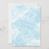 Invitation à la fête de lettres vibrantes au bord  (Dos)