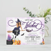 Invitation à la fête de l'Halloween (Debout devant)