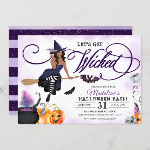 Invitation à la fête de l'Halloween
