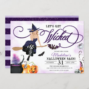 Invitation à la fête de l'Halloween