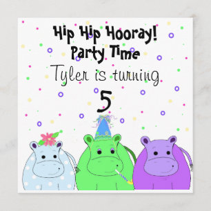 Invitation à la fête de l'Hippopotampe