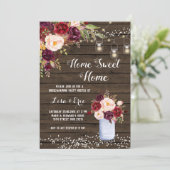 invitation à la fête de l'hiver rustique (Debout devant)