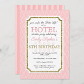 Invitation à la fête de l'hôtel (Devant / Derrière)