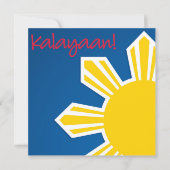 Invitation à la fête de l'indépendance des Philipp (Devant)