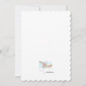 Invitation À La Fête de l'mariée (Dos)