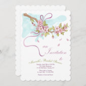 Invitation À La Fête de l'mariée (Devant / Derrière)