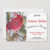 INVITATION À LA FÊTE DE L'OISEAU CARDINAL ROUGE XM (Devant)