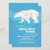 Invitation à la fête de l'Ours polaire (Devant / Derrière)