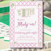 Invitation à la fête de Mahjong, Coquette Vert Ros