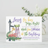 Invitation à la fête de Mardi Gras (Debout devant)