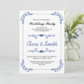 Invitation à la fête de mariage (Debout devant)