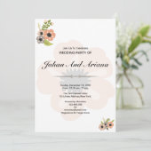 Invitation à la fête de mariage (Debout devant)