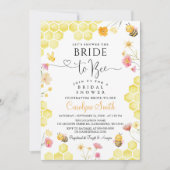 Invitation à la fête de mariage Bride to Bee (Devant)