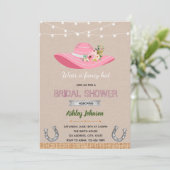 Invitation à la fête de mariage chapeau de Derby (Debout devant)