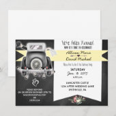 Invitation à la fête de mariage de l'après-table d (Devant / Derrière)