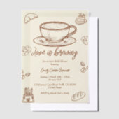 Invitation à la fête de mariage : Love is Brewing (Compenser)
