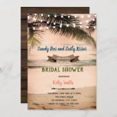 Invitation à la fête de mariage Sandy toe salty ki (Devant / Derrière)