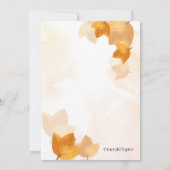 Invitation à la fête de mariage : Tombez amoureux (Dos)