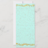 Invitation à la fête de Marie Antoinette à Versail (Dos)