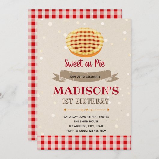 Invitation à la fête de mon amour (Devant / Derrière)