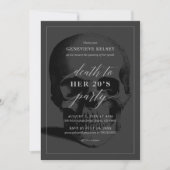 Invitation à la fête de mort de vos 20 ans (Devant)