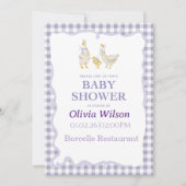 Invitation à la Fête de Naissance Collection Douce (Devant)