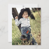 Invitation à la fête de Noël (Dos)