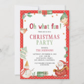 Invitation à la fête de Noël (Devant)