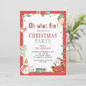 Invitation à la fête de Noël (Debout devant)