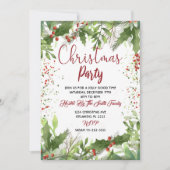 Invitation à la fête de Noël (Devant)