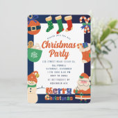 Invitation à la fête de Noël (Debout devant)