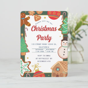 Invitation à la fête de Noël