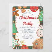 Invitation à la fête de Noël (Devant)