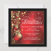 Invitation à la fête de Noël (Devant)