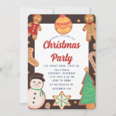 Invitation à la fête de Noël (Devant)